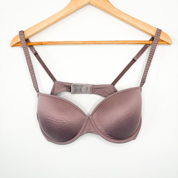 ThirdLove Pima Cotton Plunge Bra Size‎ 34C 1/2 - Picture 1 of 5
